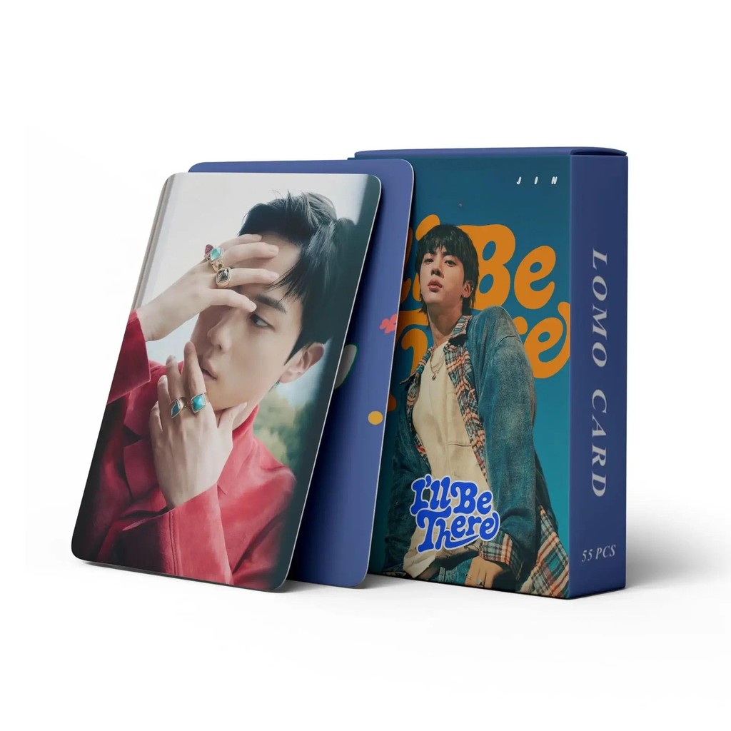 

Spot Korean Group JUNGKOOK JIN Laser Card HAPPY Park Ji Min Collectible Card LOMO Star Card