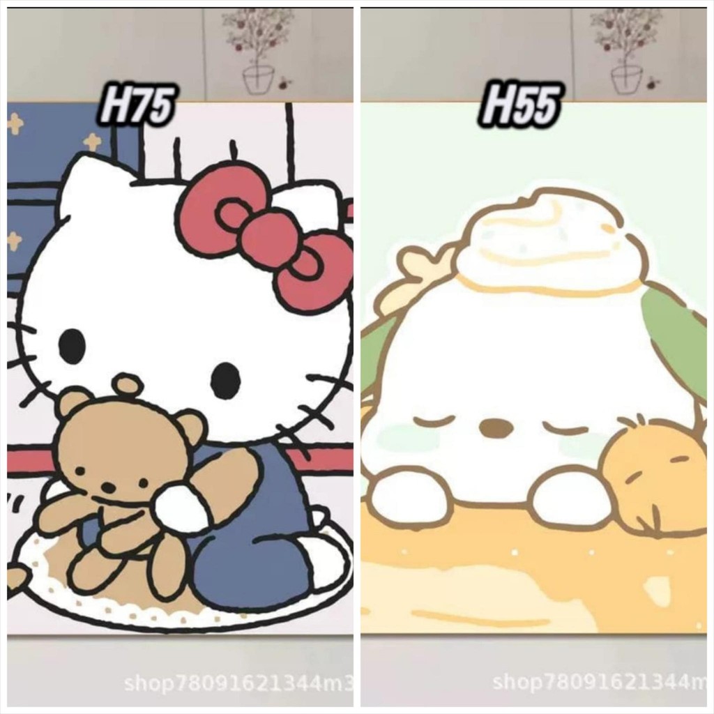 

TOKODIVAKU - TAC147C PAINT BY NUMBER KANVAS 30X30CM PREMIUM LUKISAN JUMBO KANVAS DIY KIT PAINTING KIT SET BY KANVAS