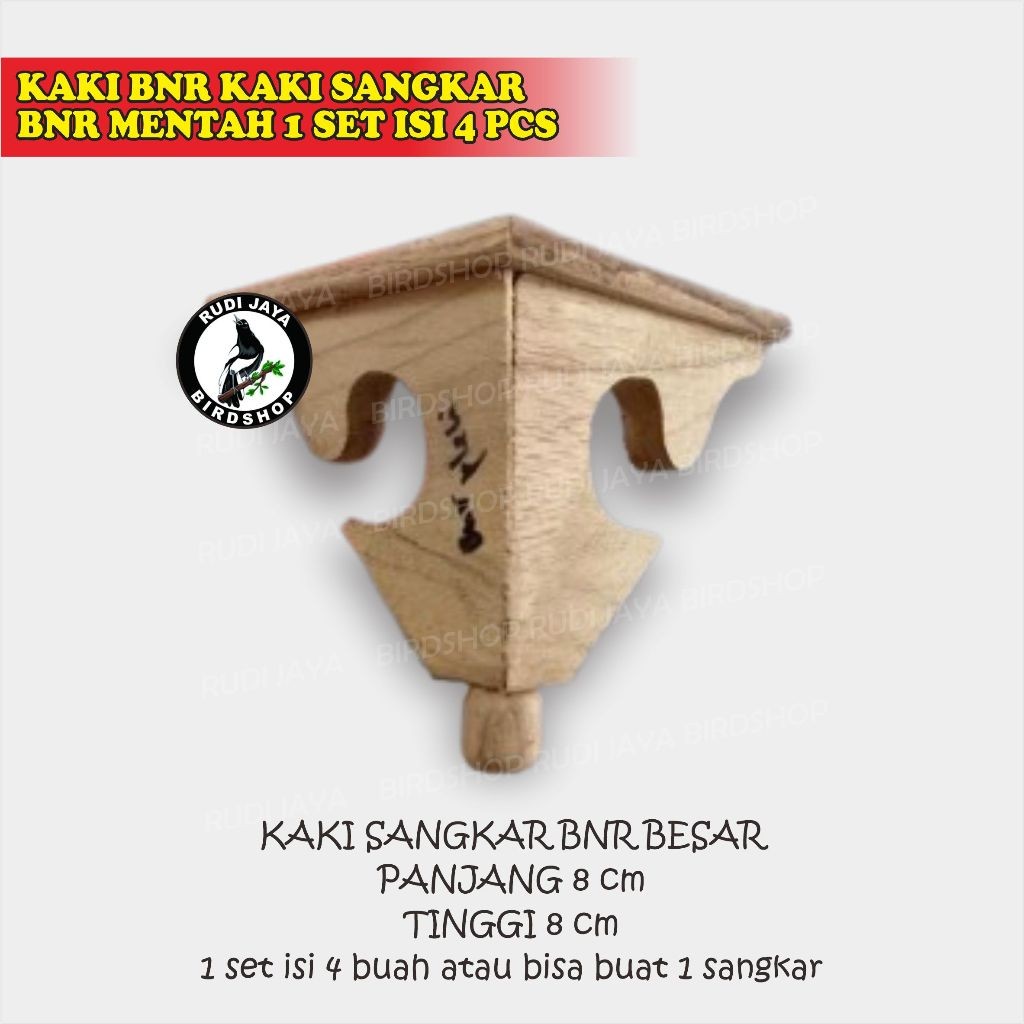 JUAL KAKI BNR BESAR KAKI SANGKAR BNR MODEL REPLIKA BNR UNTUK KAKI KANDANG KOTAK BURUNG KACER KENARI