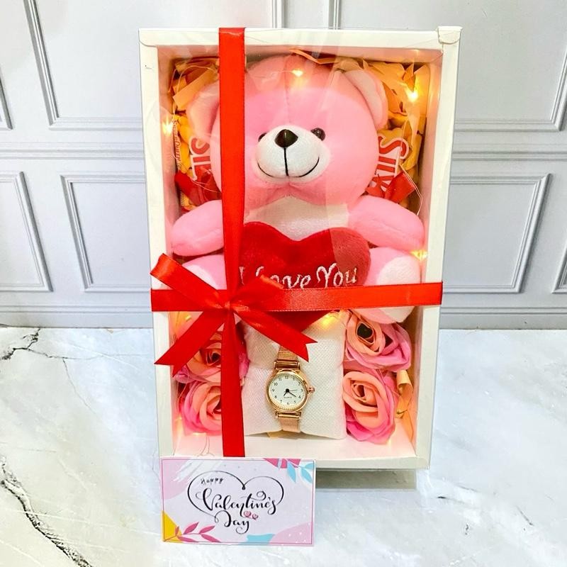 

(PAKET VALENTINE+JAM) HADIAH BEST SELLER KADO ORANG TERSAYANG