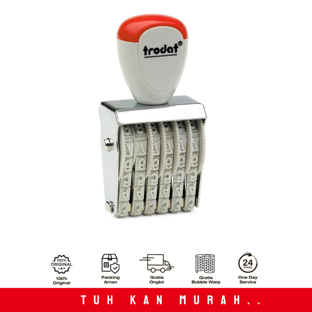 

STAMPEL ANGKA 6 DIGIT TRODAT 1596 - 9 MM