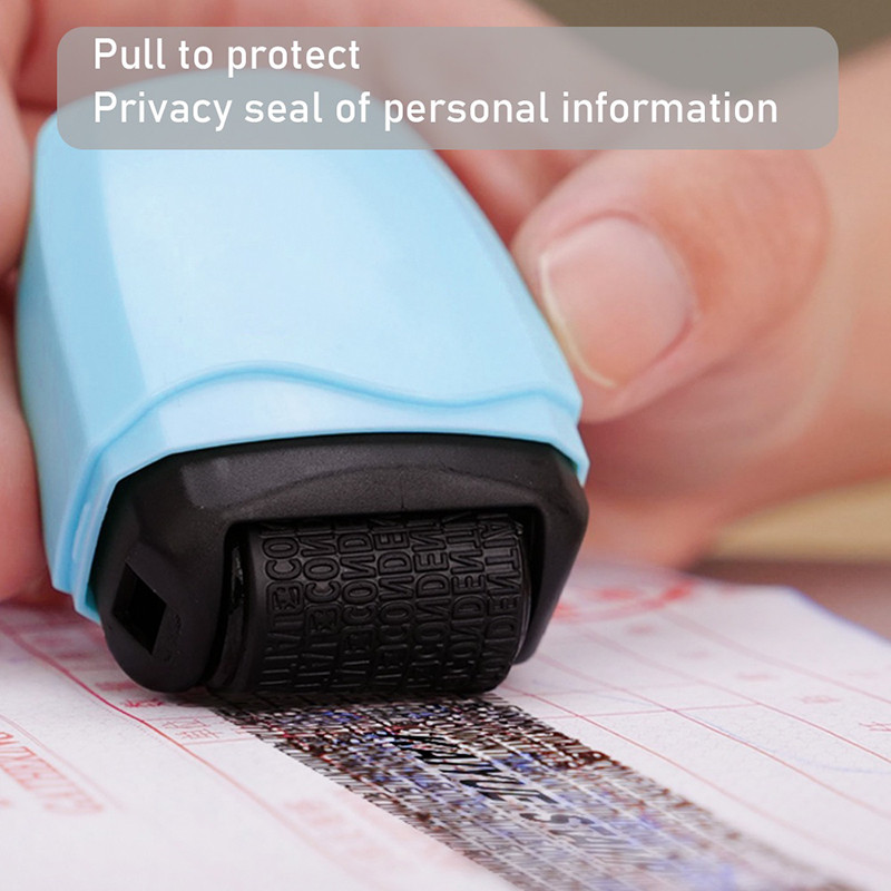 

Confidential seal roller type photosensitive seal express single information privacy garbled correction smear pen