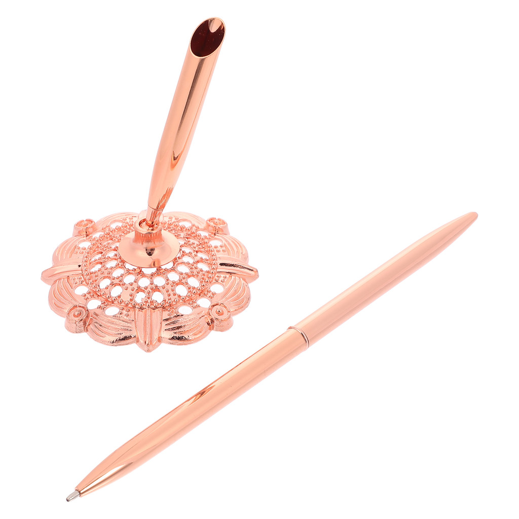 

Signature Pen Metal Ballpoint Fancy Guest Signing Guestbook Pens Wedding No Smear