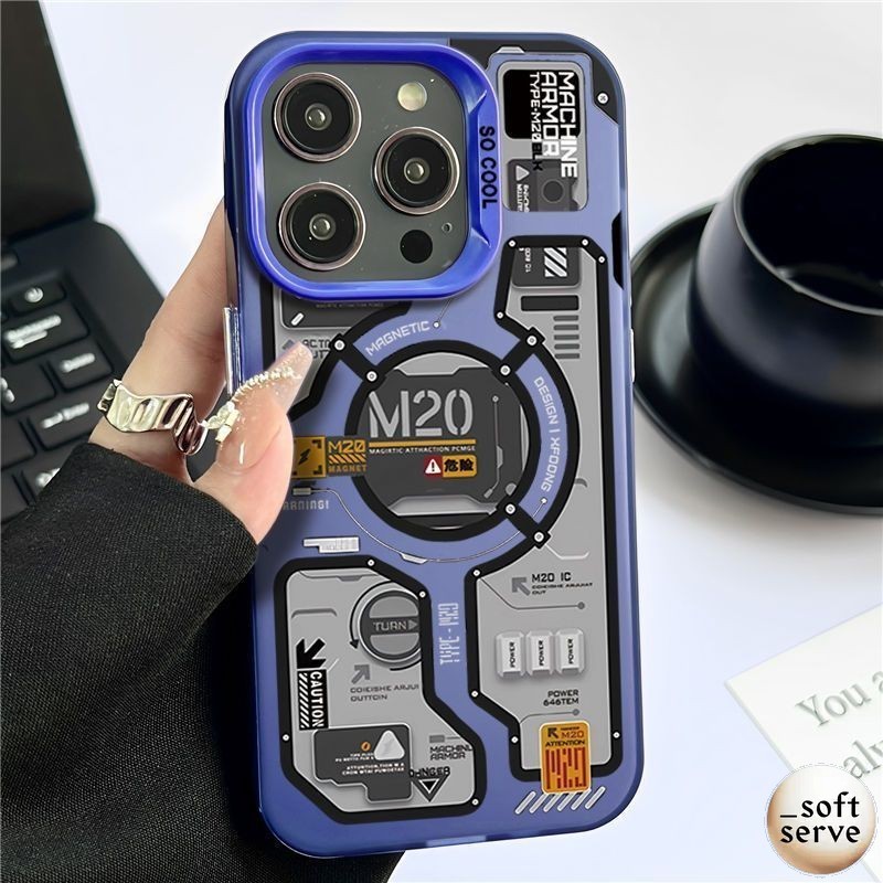 Casing ponsel Dekonstruksi Mesin Mekanis cocok untuk Oppo A58 4G A74/A95 A77S/A57 4G A78 4G A78/A58 