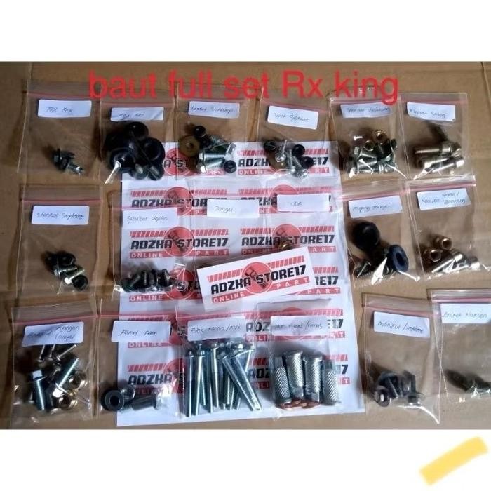 baut body full set yamaha rx king master/ baut full body yamaha rx king