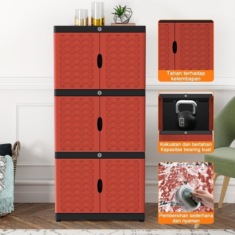 Sinkara Loker Plastik Lemari Plastik Lemari Pakaian