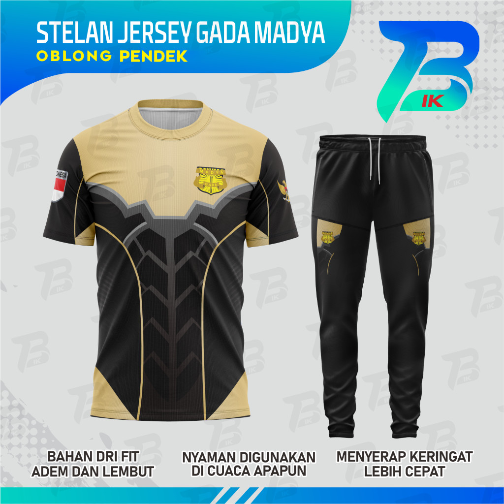 STELAN JERSEY OBLONG PENDEK GADA MADYA / KAOS OBLONG GADA MADYA / TRAINING OLAHRAGA SPORTY / JERSEY 