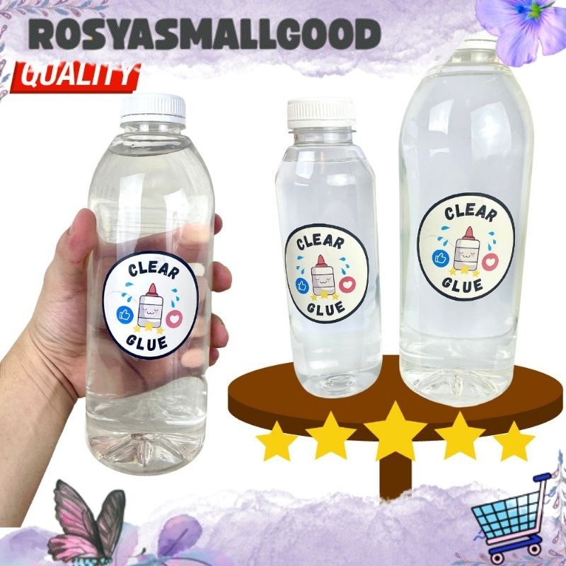 

VIIRAAALL Clear Glue Lem Bening Transparan 1 KG Mirip Povinal Lem Slime TANPA CAMPURAN AIR 100% byGHEduPlay PUSATT