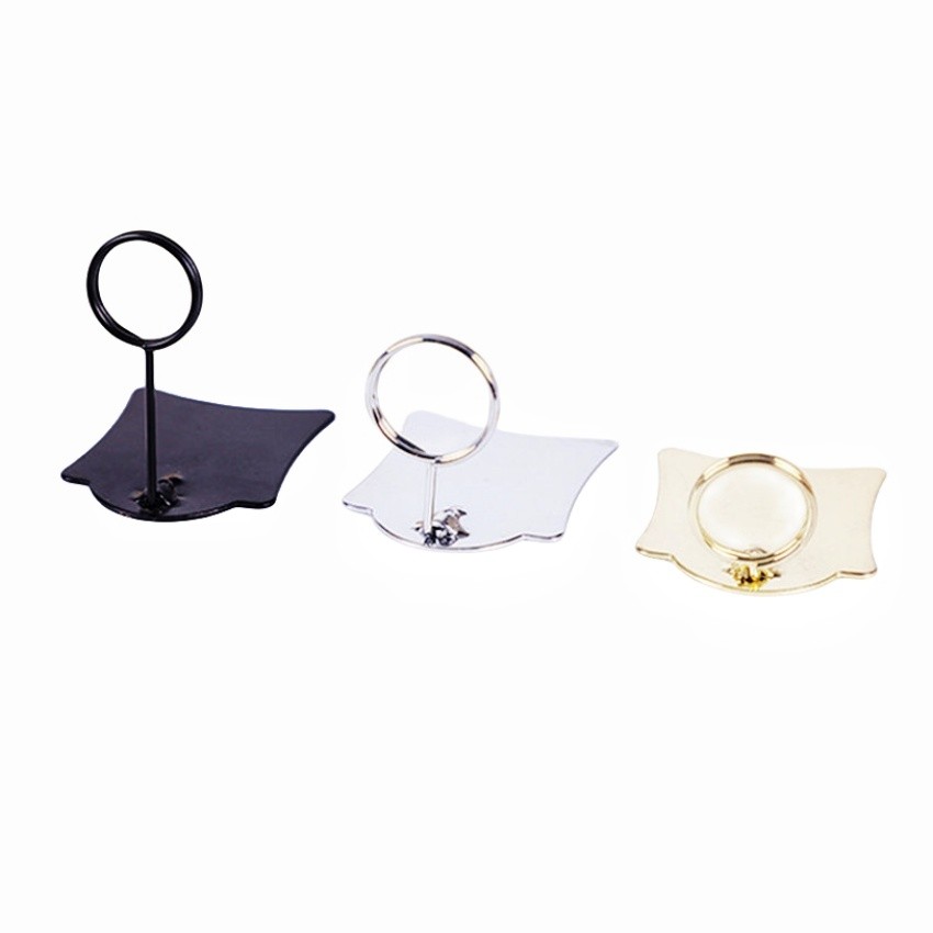 

100pcs Mini POP Metal Price Sale Label Tag Paper Sign Card Display Clips Stand Holders Retail Bread Shop Promotions