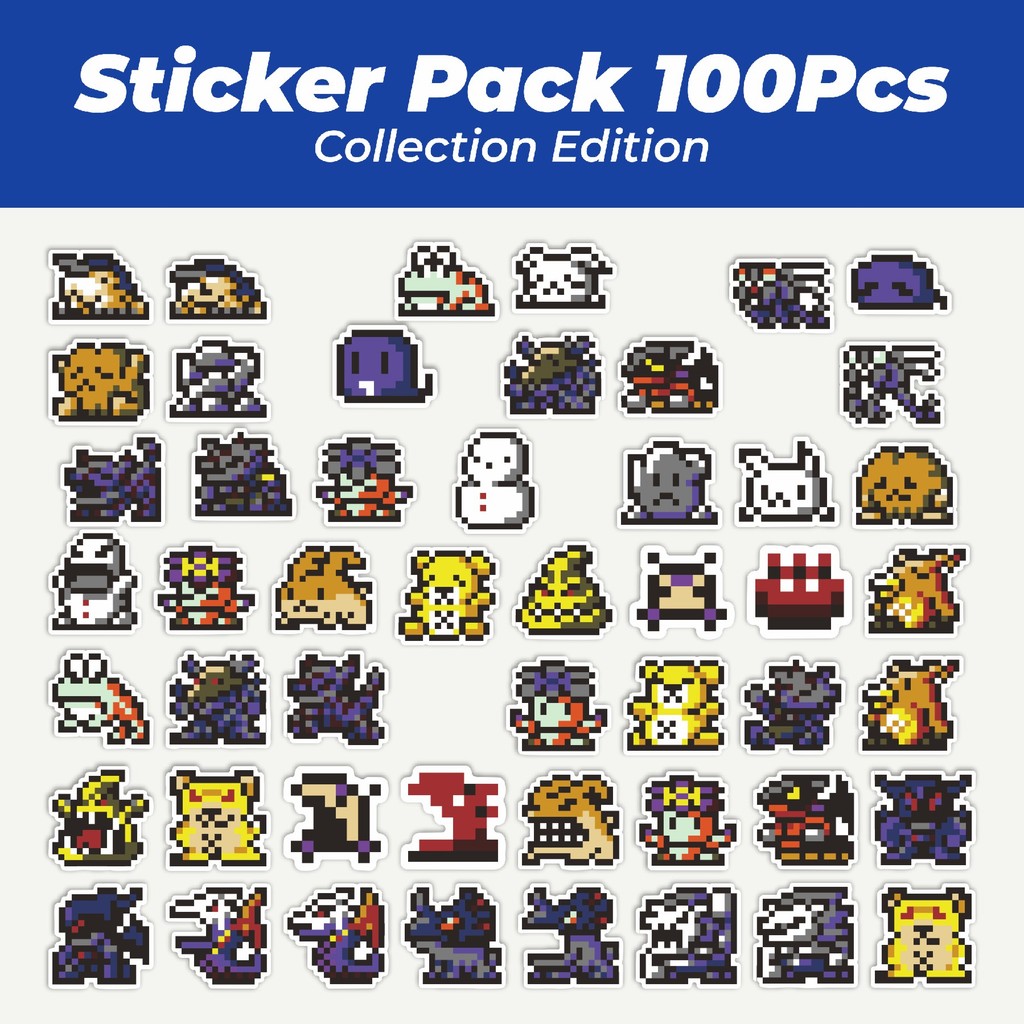 

Hot Stiker Pixel Digimon V7 Lucu Anti Air Stikers Berperekat Waterproof Sticker Decal Buat Motor Helm Buku Journal Koper Casing HP Laptop Botol Minum