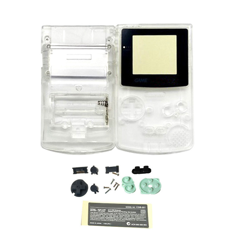 New Original Size Game Shell Housing Case Cover for Nintendo Gameboy Color GBC Classic Shell with St