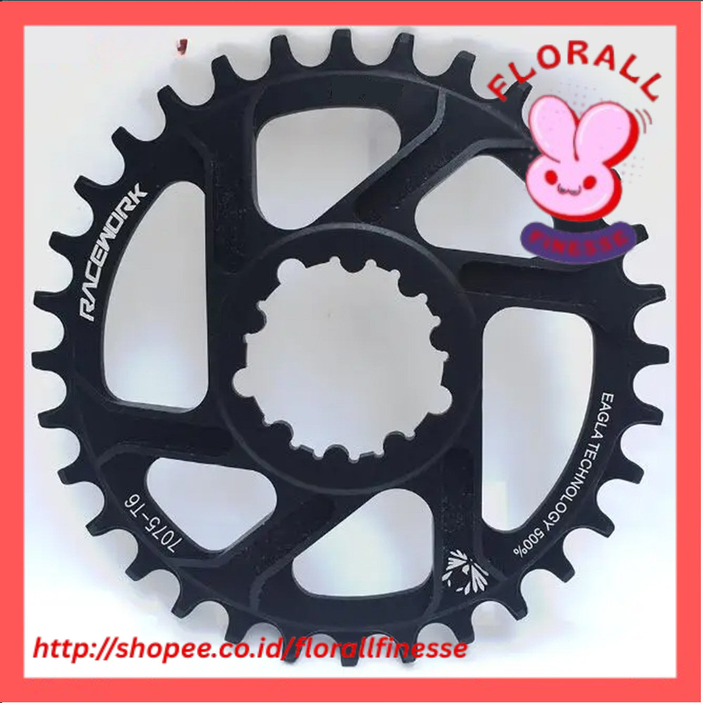RACEWORK MTB Chainring 3/6mm Offset 32/34/36/38T Mountain Bike Wide Narrow Teeth Chainwheel Bicycle 