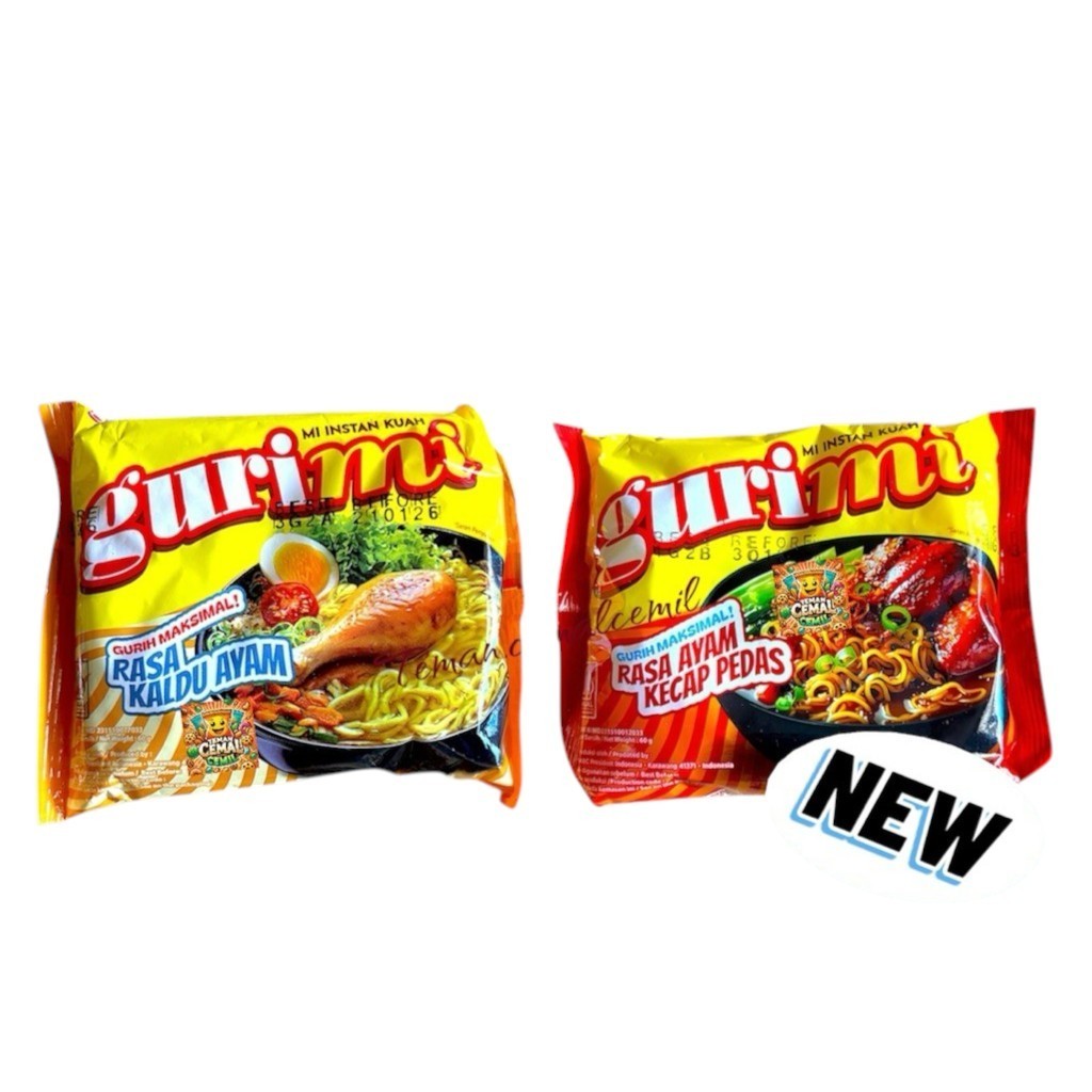 

Gurimi Mi Instan Kuah - Netto 60 gr