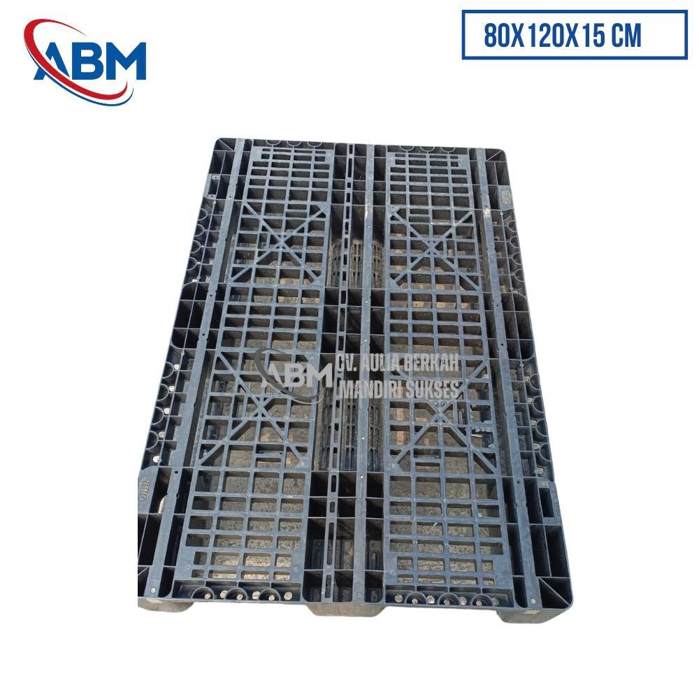 

Pallet Plastik Ukuran 80x120x15 cm - ABMAS25 - Hitam