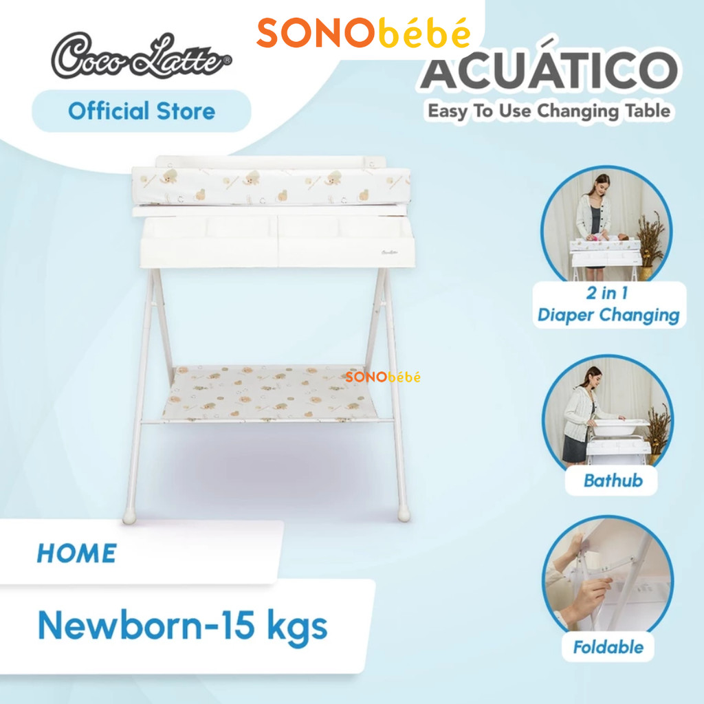 COCOLATTE Acuatico Changing Table