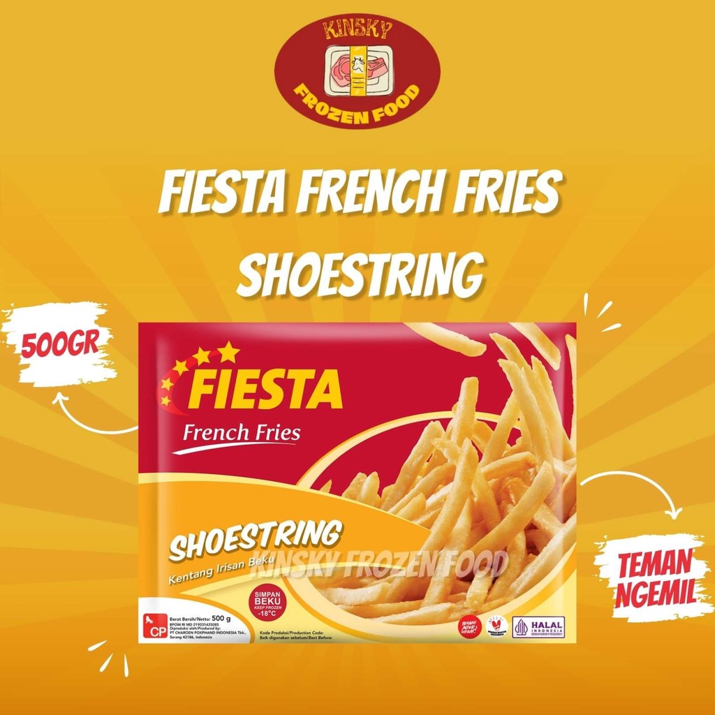 

FIESTA FRENCH FRIES SHOESTRING 500GR