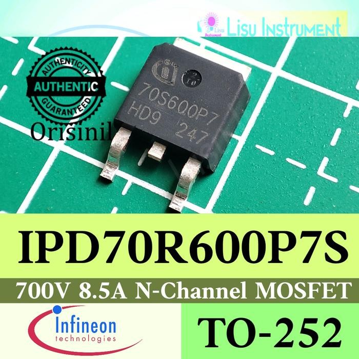 IPD70R600P7S 70S600P7 700V 8.5A N-Channel MOSFET TO-252 ORIGINAL
