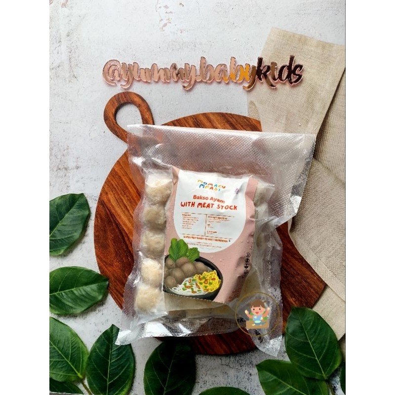 

Bakso Ayam With Stock - Momacy - Adwa Organic
