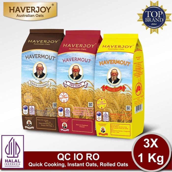 

BEST SELLER Haverjoy Trial Pack JUMBO Mix Varian 1 Kg - 3 Pcs - RO IO QC