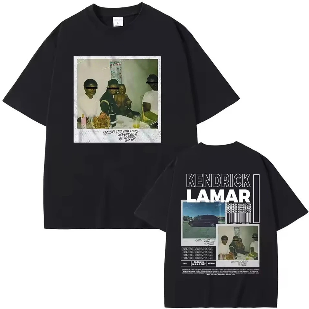Rapper Kendrick Lamar DAMN To Pimp A Butterfly Mr. Morale & The Big Steppers Album Graphic Wamen Uni