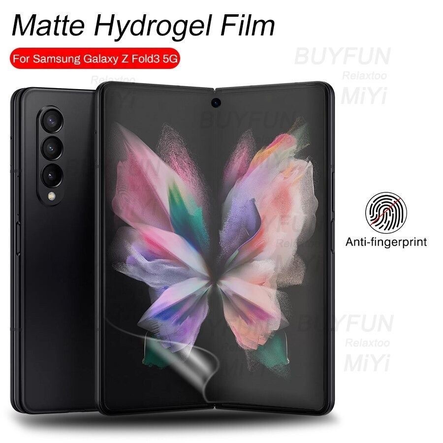 Hydrogel Matte Samsung Galaxy Z Fold 3 5G 2021 Screen Guard Protector Antigores Z Fold 3