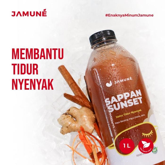

PROMO! Jamu 1 Liter Perlancar Peredaran Darah Sappan Sunset by Jamune