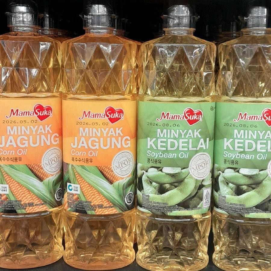 Mamasuka Minyak Goreng Botol Import 900ml Minyak Jagung / Minyak Kedelai