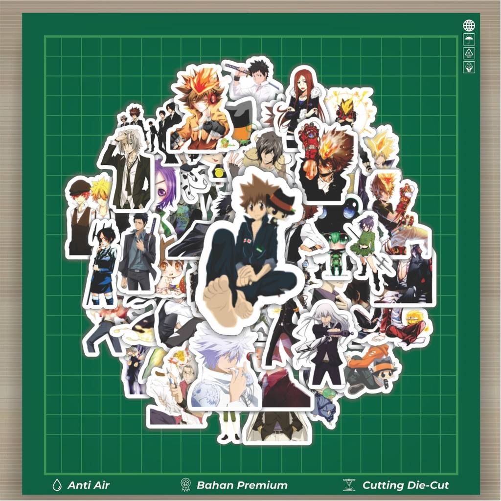 

HOT 50 PCS STIKER Stiker Anime Series Reborn Karakter Mix 1 Stiker Fashion Cars Decal Dingin Kartu Album Custom Vinyl Anti Air- Sticker Aesthetic Buku Journal Koper Casing HP Tablet Laptop Helm Motor Botol Minum