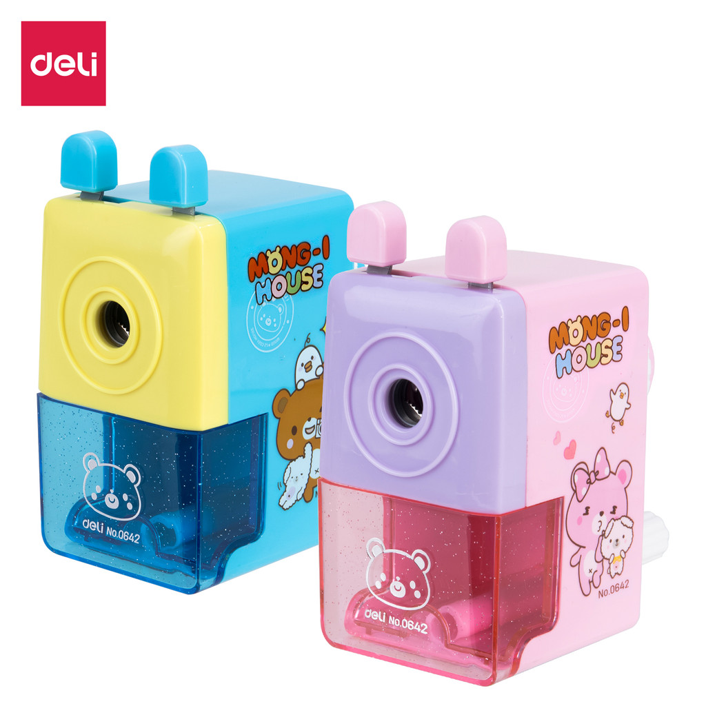 

Deli | Rautan Putar (Rotary Pencil Sharpener) Happy House | Ø 6.9mm - 8mm | E0642