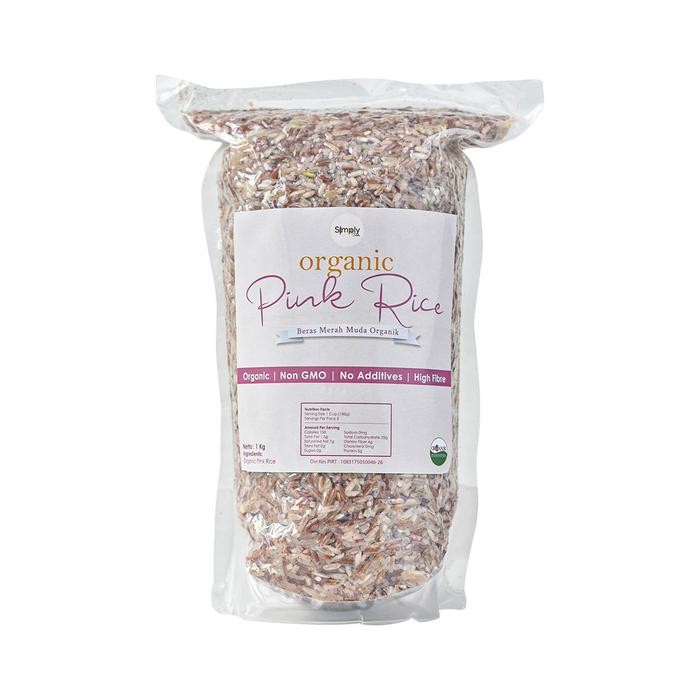 

Simply Organic Pink Rice Beras Merah Muda Organik 1 Kg