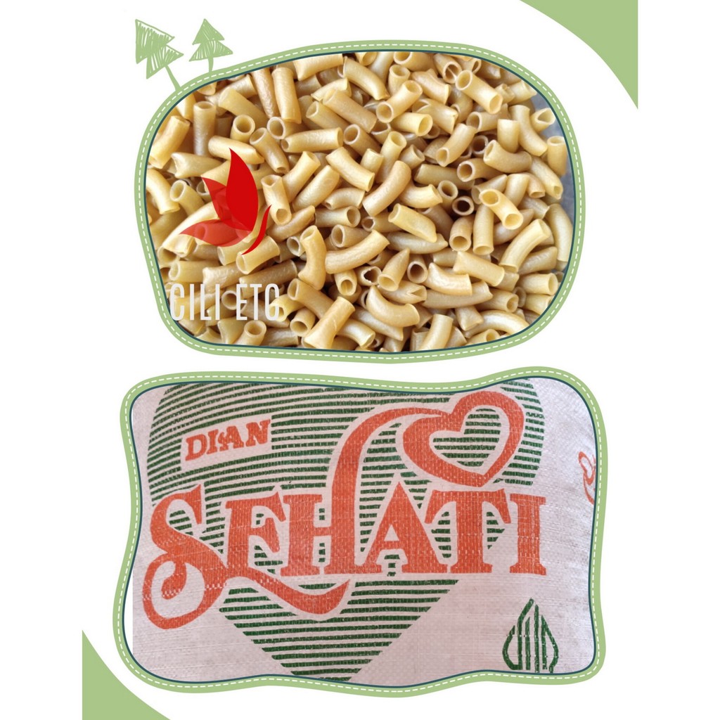 

[1kg] Makaroni Mentah Los Repack Seblak Sehati Dian Macaroni - CILI ETC