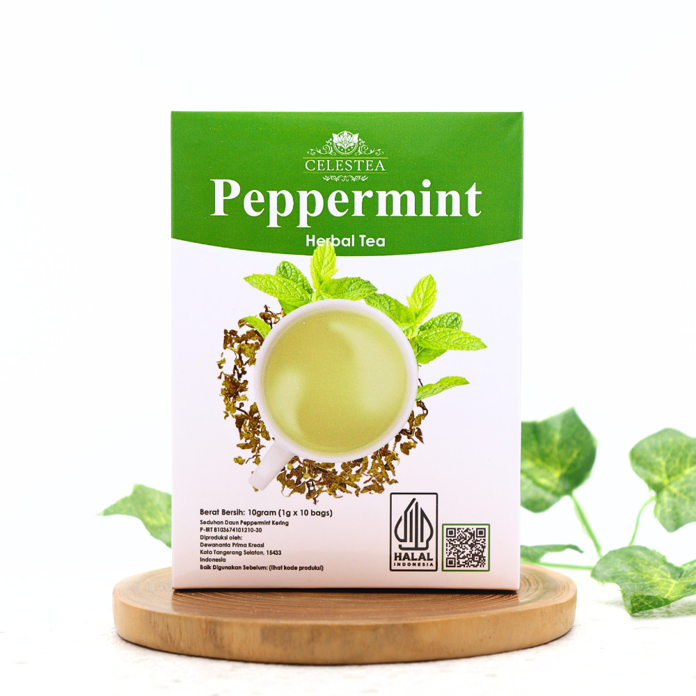 

Peppermint Artisan Tea Teh Herbal Peppermint - Celestea