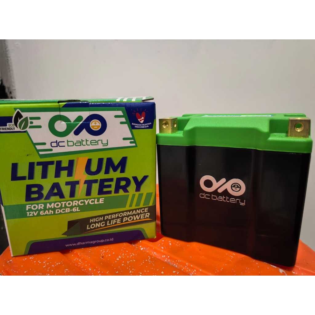 AKI / ACCU LITHIUM DC BATTERY DCB-6L TIPE MTZ6S / GTZ6V UNTUK MOTOR NMAX N MAX VARIO TECHNO 125 12V 