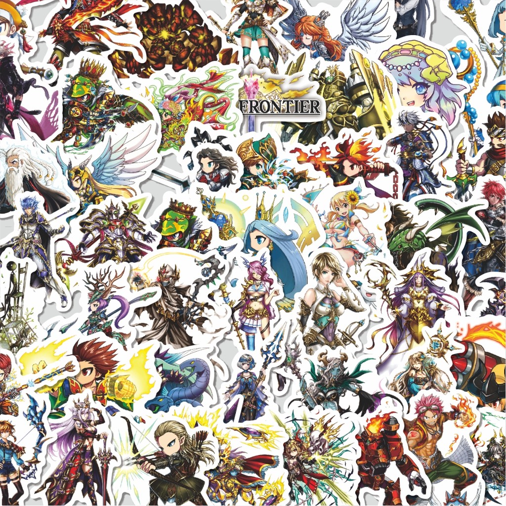

Stiker Cutting Pack Stiker Game Brave Frontier Char Mix 12 Isi 100Pcs Series Aesthetic Lucu Keren Untuk Koper Bahan Vynil