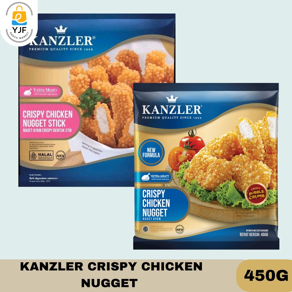 

KANZLER CRISPY CHICKEN NUGGET 450GR BESAR