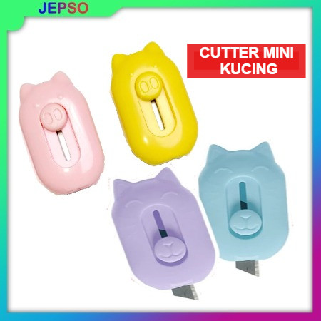 

Cutter Mini Kucing / cutter Alat Bantu Potong Kertas Plastik / cutter Unboxing Paket / cutter Kecil Lucu / Cuter model awan / Jepalo shop makassar