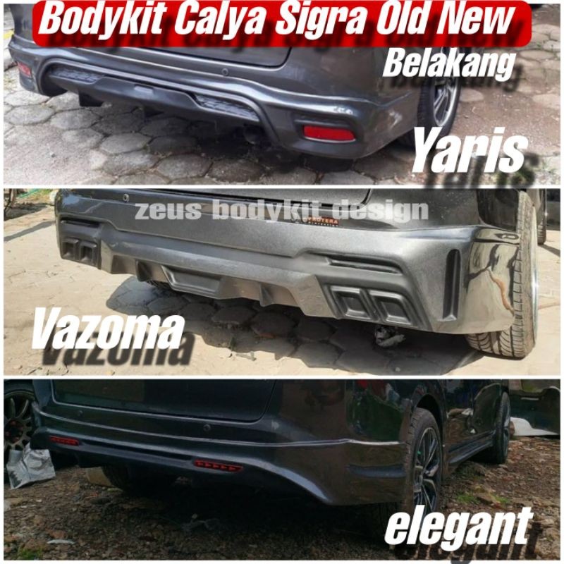 Bodykit calya sigra Belakang