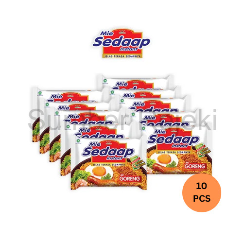 

SEDAAP MIE GORENG ISI 10 PCS @90GRAM | MIE SEDAP GORENG