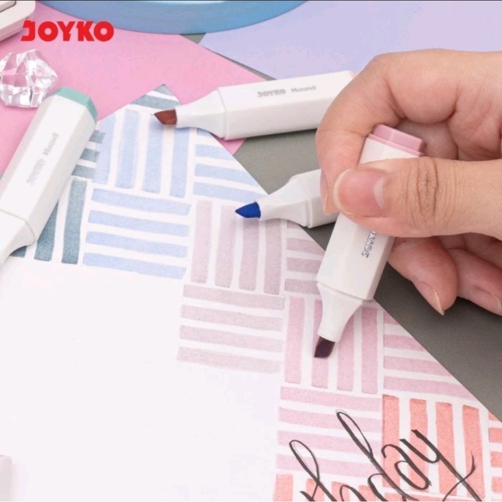 

Ay00! (SET) Highlighter / Penanda 6 Warna Morandi - Joyko HL-87A / HL-87B MURAH