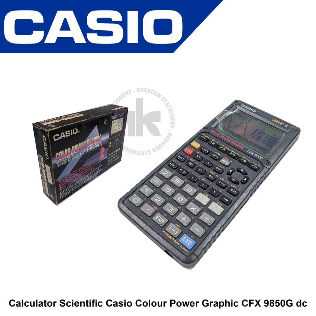 

Casio Calculator Scientific Colour Power Graphic CFX 9850G dc