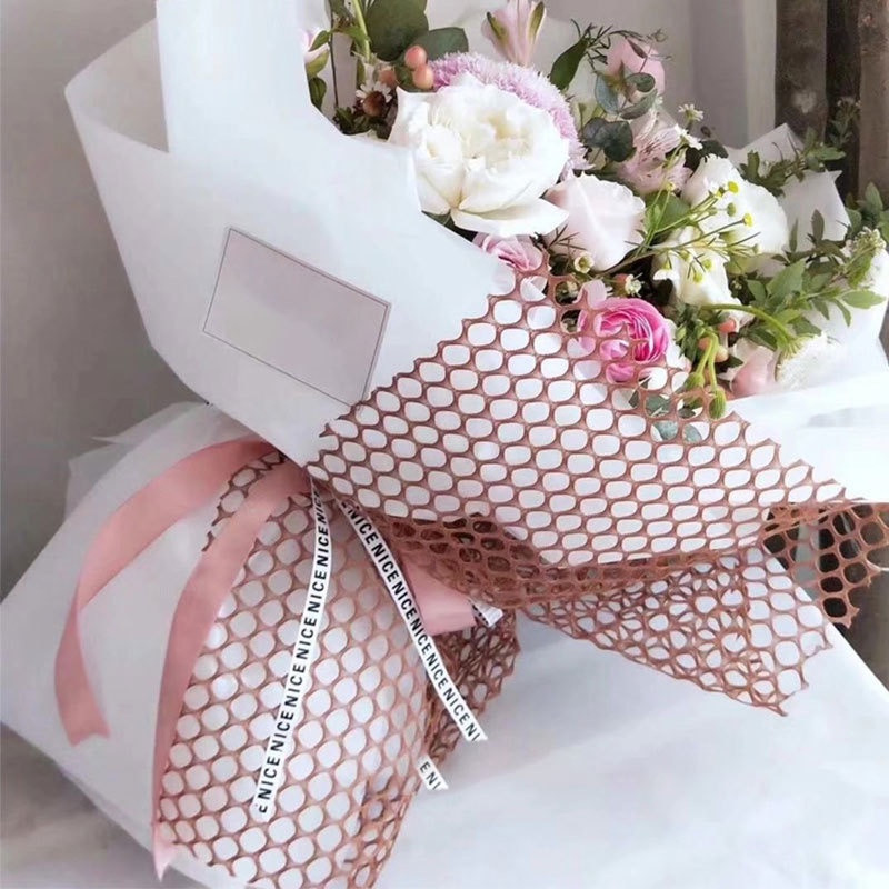 

Flower Mesh Jaring Bulat / Wrapping Net Jute Kain - MJA
