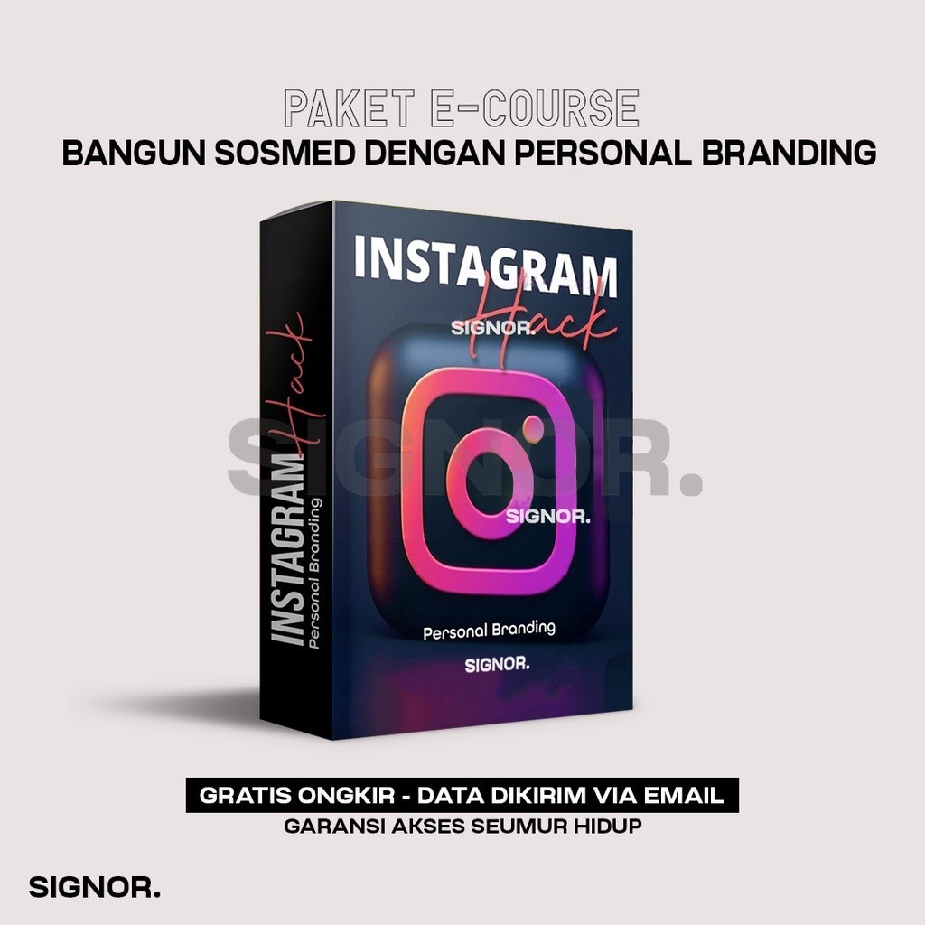 [K324] Kelas Instagram Hack - Rahasia Membangun Personal Branding Pada Sosmed