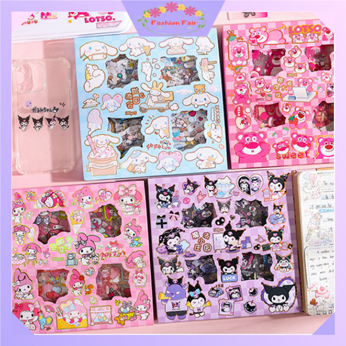 

FASHION FAIR 5872 Stiker 100 lembar / Sticker Motif Kartun Korea Lucu Anti Air / Sticker Box Stiker Set Aesthetic Dekor Buku