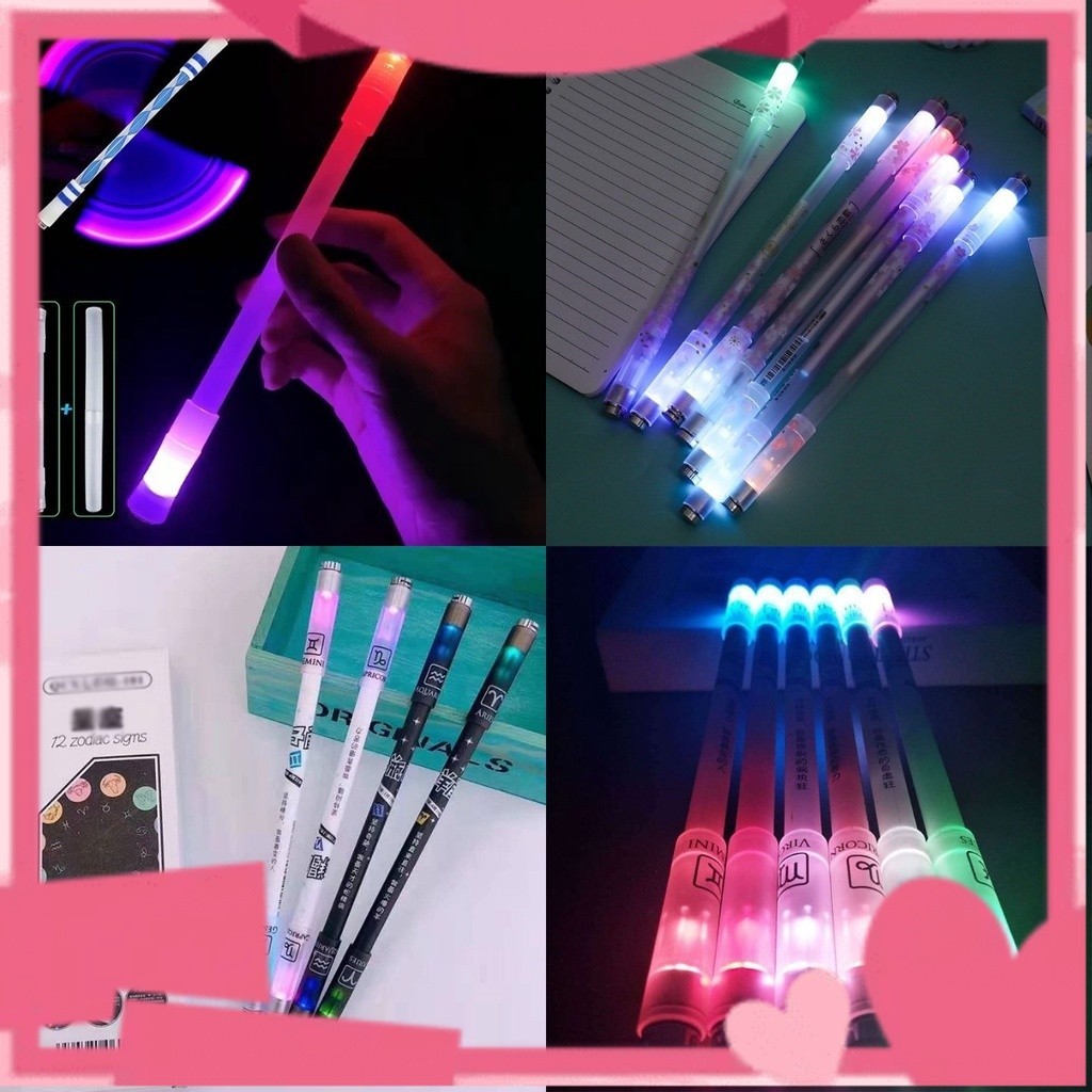 

[COD]Spinning Pen LED Pulpen Putar Balance Pen Oily Pen Fidget Pen ​Putar Dengan Lampu LED Anti slip Untuk Dewasa / Anti Stress Spinne