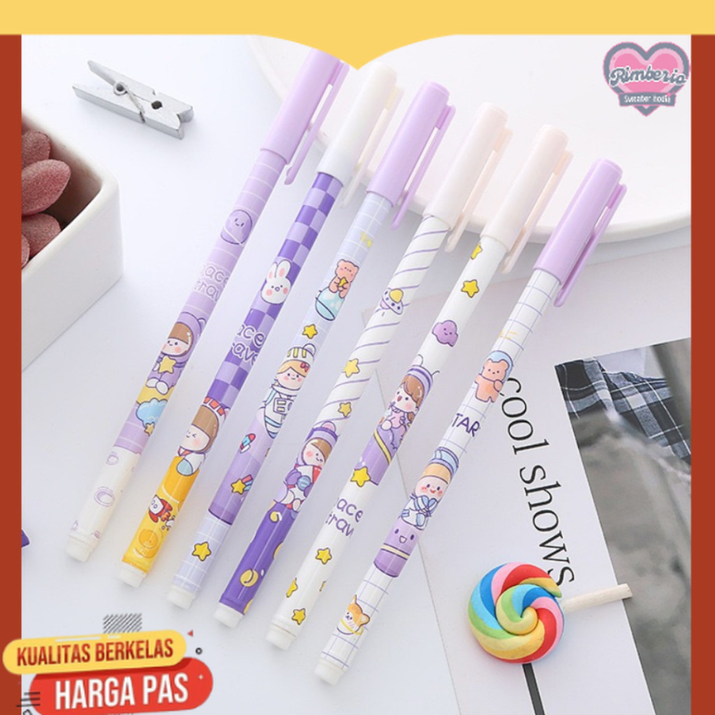 

[12 PCS] PULPEN PENA BISA DIHAPUS KARAKTER LUCU / PENA AJAIB PULPEN ALAT TULIS SERBAGUNA / ERASABLE