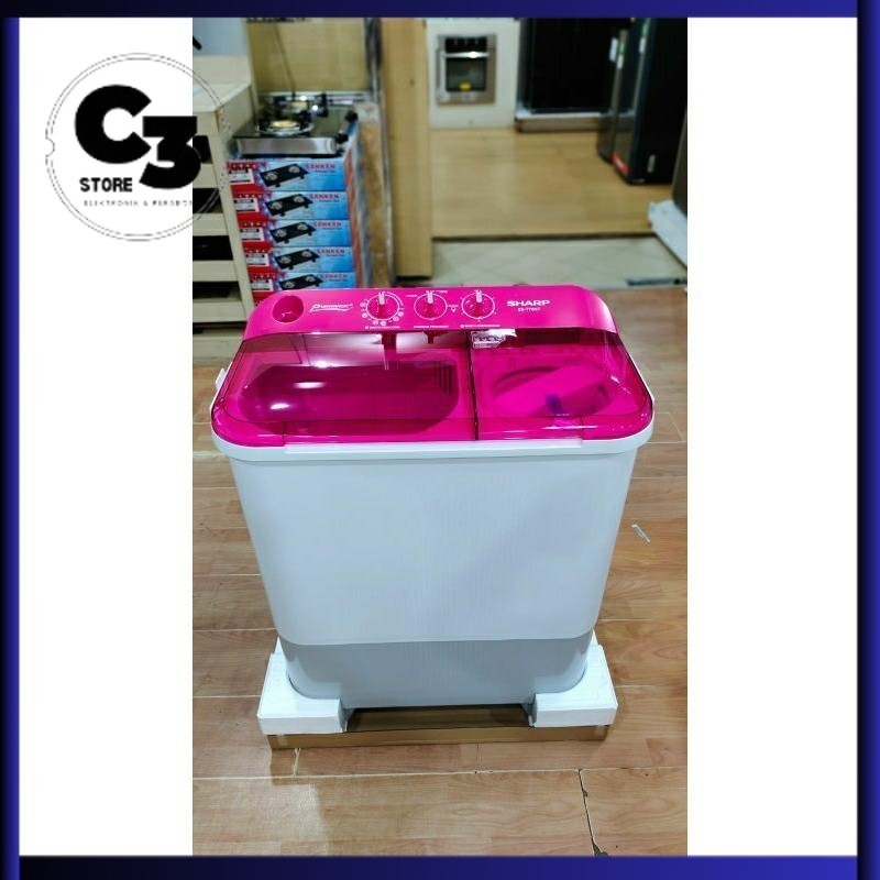 Sharp Mesin cuci 2 Tabung 7Kg ES-T75NT T 75NT T75 NT
