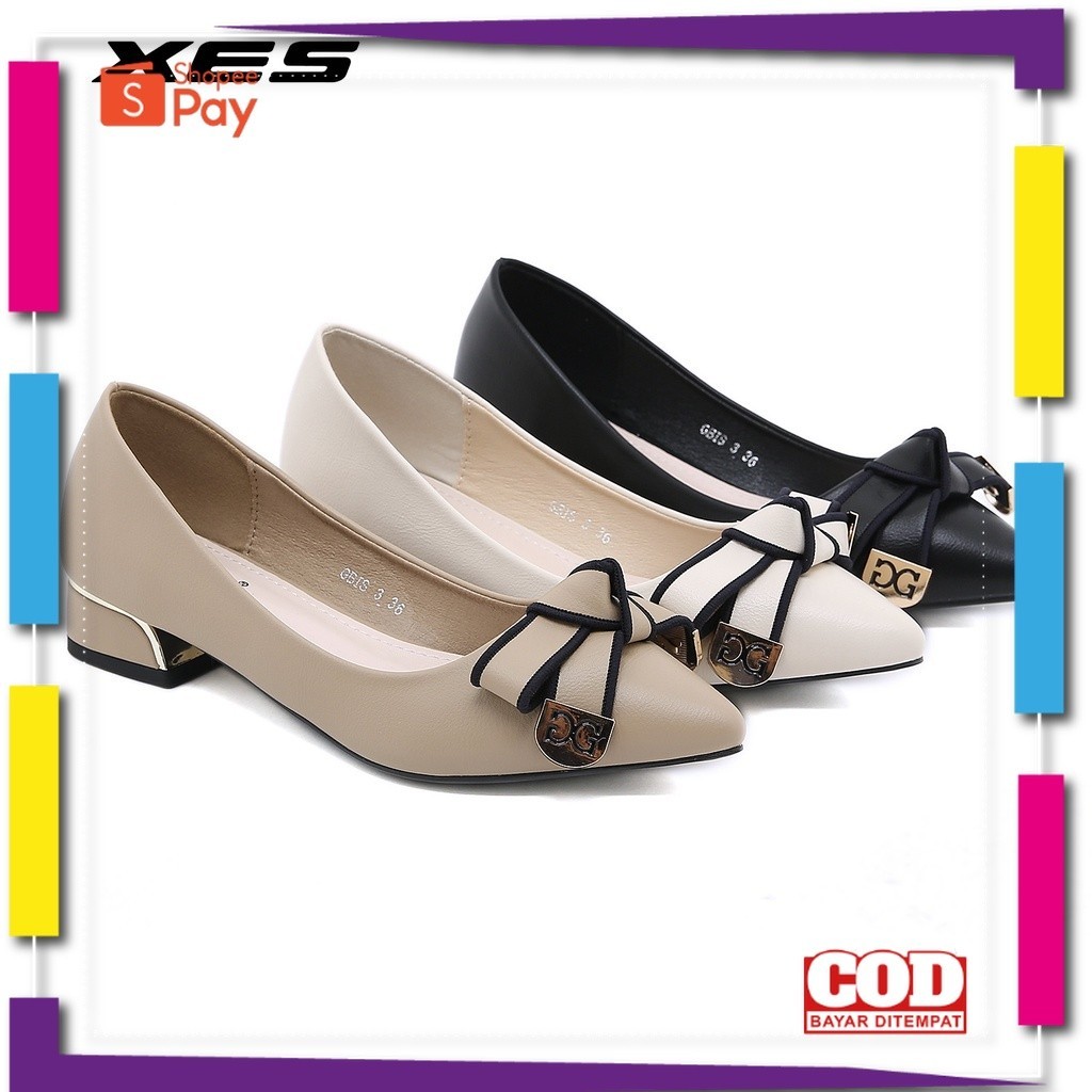 [PREMIUM ORIGINAL] XES LFA3 / Sepatu Pantofel Wanita Import