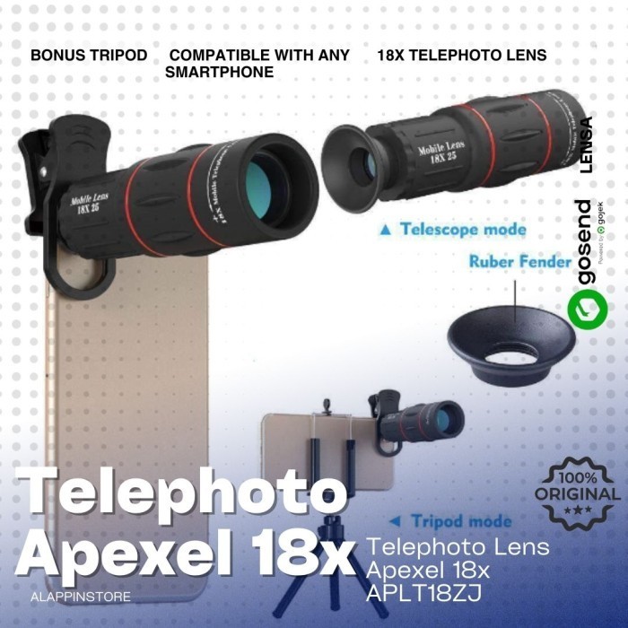 Telephoto Lens Apexel 18x APLT18ZJ