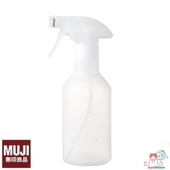 Anjani MUJI - Plastic Spray Bottle Clear - 300ml