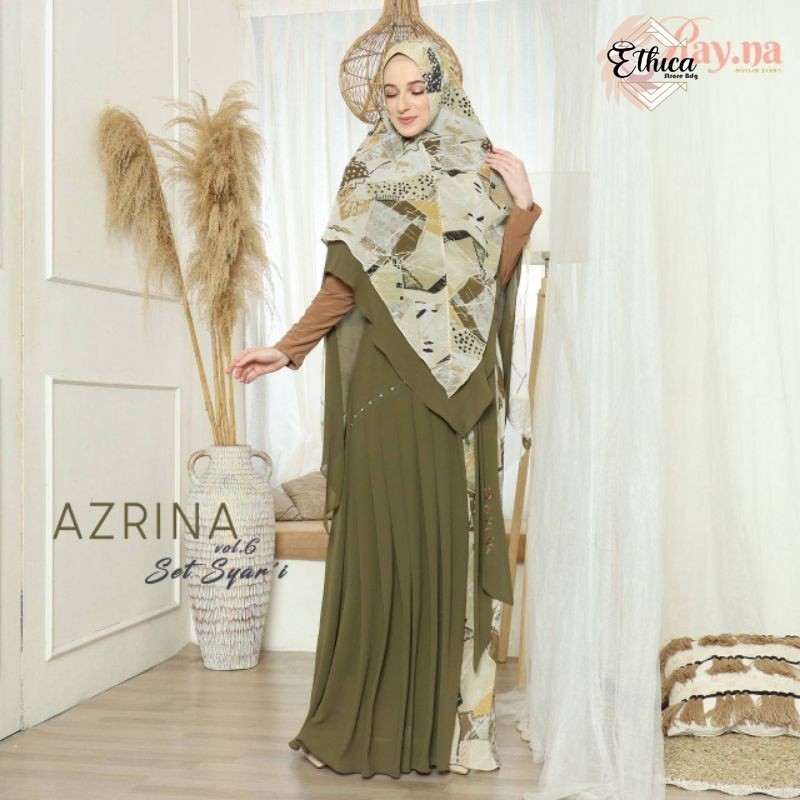 Ethicastore.bdg Gamis Dewasa Syari Mewah AZRINA SYARI VOL.6 BY RAYNA